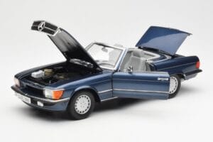 Mercedes 300 SL R107 Nautikblau Norev 1:18 183466 Druckguss — Bild 2 von 8
