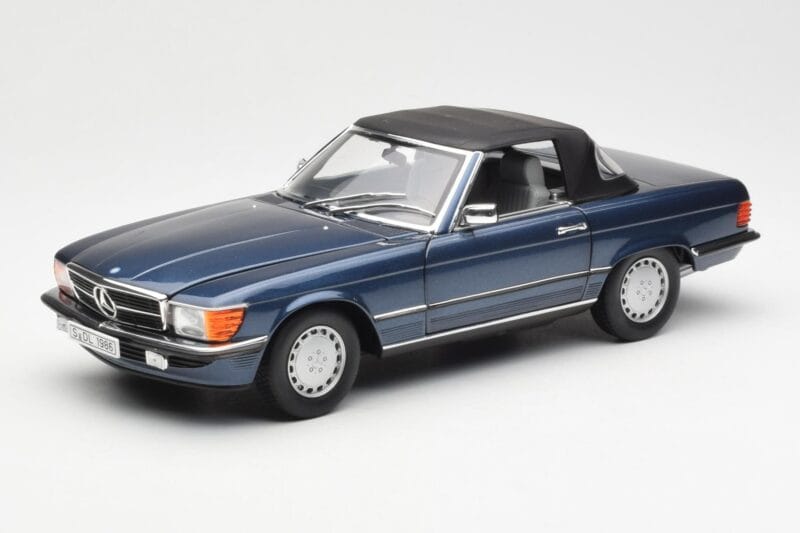 Mercedes 300 SL R107 Nautikblau Norev 1:18 183466 Druckguss