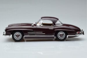 Mercedes 300 SL W198 Roadster Rot Norev 1:18 183891 Druckguss — Bild 4 von 8