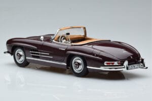 Mercedes 300 SL W198 Roadster Rot Norev 1:18 183891 Druckguss — Bild 7 von 8