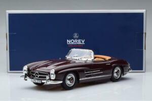 Mercedes 300 SL W198 Roadster Rot Norev 1:18 183891 Druckguss — Bild 8 von 8
