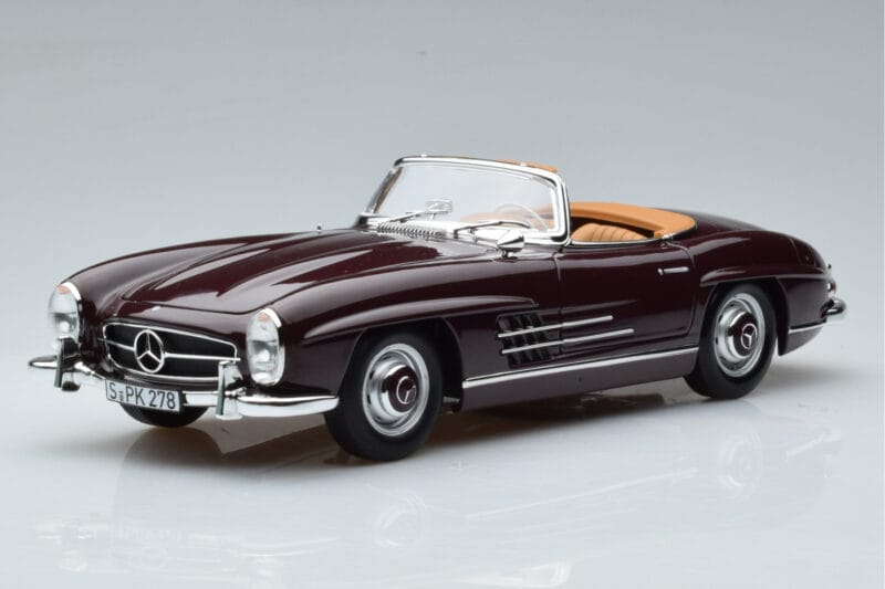 Mercedes 300 SL W198 Roadster Rot Norev 1:18 183891 Druckguss