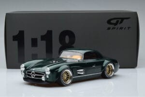 Mercedes 300 SL Speedster Hard Top By S-Klub Grün GT Spirit 1:18 GT872 Resin — Bild 6 von 6