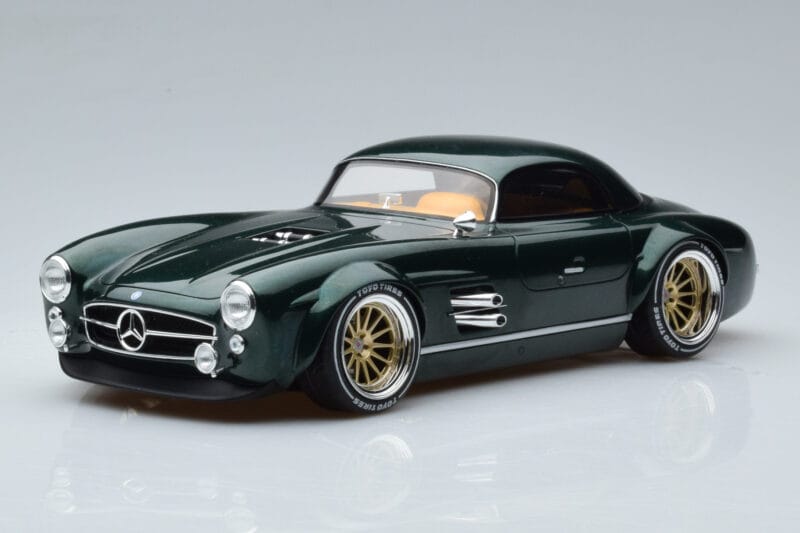Mercedes 300 SL Speedster Hard Top By S-Klub Grün GT Spirit 1:18 GT872 Resin