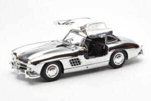 Mercedes 300 SL W198 Chrom Minichamps 1:18 B66040645 Druckguss — Bild 2 von 8