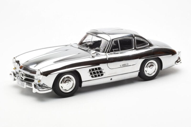 Mercedes 300 SL W198 Chrom Minichamps 1:18 B66040645 Druckguss