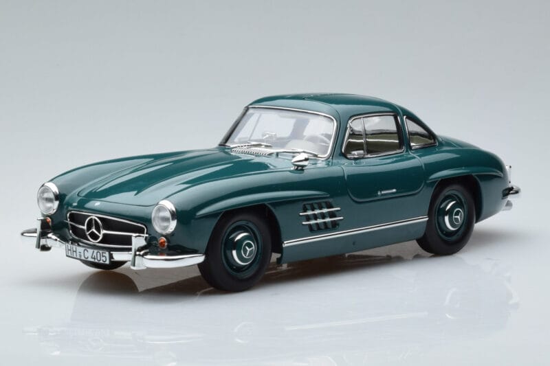Mercedes 300 SL W198 Gullwing Grün Norev 1:18 183851 Druckguss
