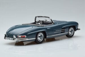 Mercedes 300 SL W198 Roadster Blau Norev 1:18 B66040668 Druckguss — Bild 3 von 9