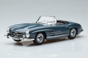 Mercedes 300 SL W198 Roadster Blau Norev 1:18 B66040668 Druckguss