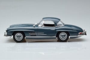 Mercedes 300 SL W198 Roadster Blau Norev 1:18 B66040668 Druckguss — Bild 5 von 9