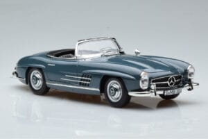 Mercedes 300 SL W198 Roadster Blau Norev 1:18 B66040668 Druckguss — Bild 7 von 9