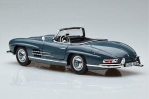 Mercedes 300 SL W198 Roadster Blau Norev 1:18 B66040668 Druckguss — Bild 8 von 9