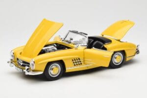 Mercedes 300 SL W198 Roadster Gelb Norev 1:18 B66040669 Druckguss — Bild 2 von 8