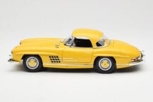 Mercedes 300 SL W198 Roadster Gelb Norev 1:18 B66040669 Druckguss — Bild 4 von 8