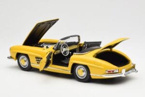 Mercedes 300 SL W198 Roadster Gelb Norev 1:18 B66040669 Druckguss — Bild 5 von 8