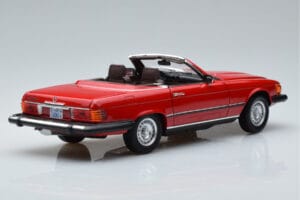 Mercedes 450 SL R107 US-Version Rot Norev 1:18 183729 Druckguss — Bild 3 von 8
