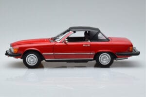 Mercedes 450 SL R107 US-Version Rot Norev 1:18 183729 Druckguss — Bild 4 von 8