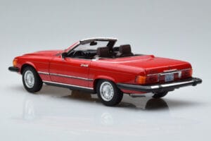 Mercedes 450 SL R107 US-Version Rot Norev 1:18 183729 Druckguss — Bild 7 von 8