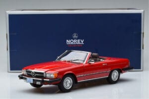 Mercedes 450 SL R107 US-Version Rot Norev 1:18 183729 Druckguss — Bild 8 von 8