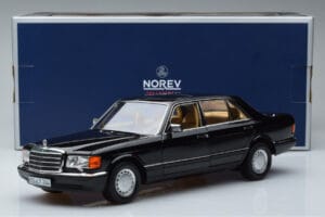 Mercedes 560 SEL W126 Schwarz Norev 1:18 183793 Druckguss — Bild 7 von 7