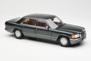 Mercedes 560 SEL W126 Night Grün Metallic Dealer Edition Norev 1:18 B66040626 Druckguss — Bild 6 von 8