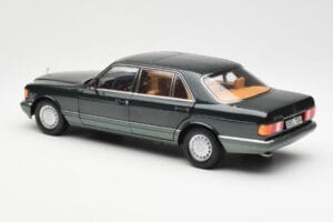 Mercedes 560 SEL W126 Night Grün Metallic Dealer Edition Norev 1:18 B66040626 Druckguss — Bild 7 von 8