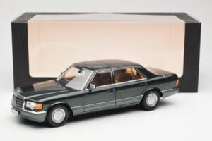 Mercedes 560 SEL W126 Night Grün Metallic Dealer Edition Norev 1:18 B66040626 Druckguss — Bild 8 von 8