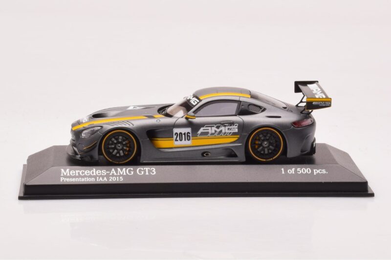Mercedes AMG GT3 Presentation IAA 2015 Minichamps 1:43 437163096 Druckguss