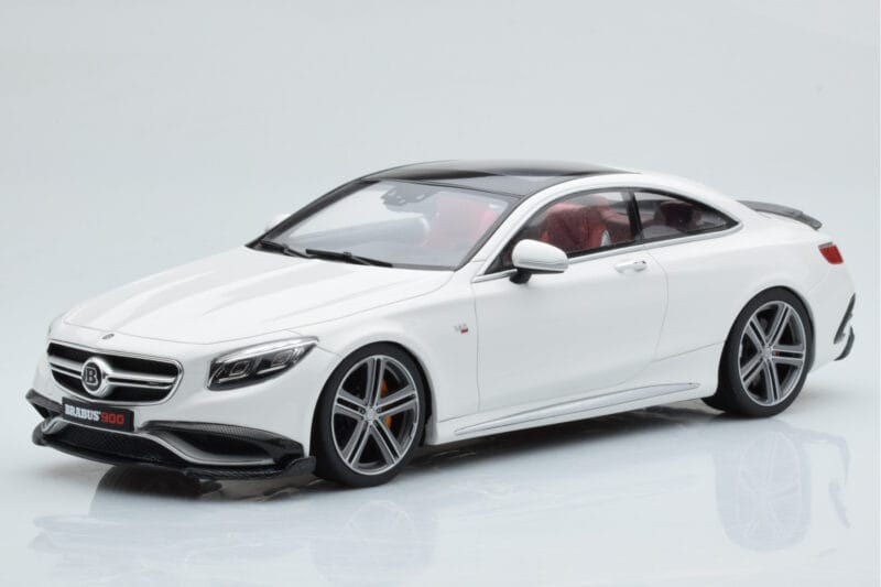 Mercedes Brabus 900 S-Class C222 Coupe Polar Weiß GT Spirit 1:18 GT747 Resin