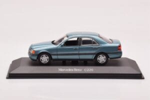 Mercedes C-Class W202 C220 Petrol Metallic Minichamps 1:43 B66005705 Druckguss