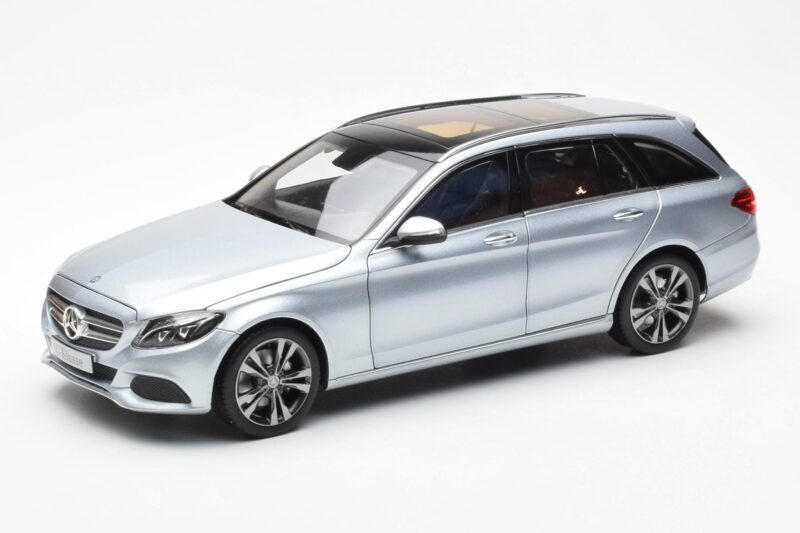 Mercedes C-Class W205 T-Modell Silber Asia Exclusive Norev 1:18 183865 Druckguss