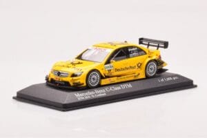 Mercedes C-Class W204 DTM Deutsche Post AMG Mercedes #17 D. Coulthard DTM 2010 Minichamps 1:43 400103817 Druckguss — Bild 2 von 4