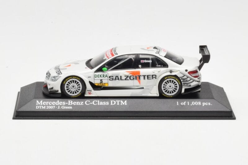 Mercedes C-Class W204 #5 Team AMG Mercedes J. Green DTM 2007 Minichamps 1:43 400073705 Druckguss