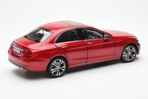 Mercedes C-Class W205 Rot Metallic Asia Exclusive Norev 1:18 183835 Druckguss — Bild 3 von 8
