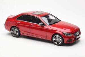 Mercedes C-Class W205 Rot Metallic Asia Exclusive Norev 1:18 183835 Druckguss — Bild 6 von 8