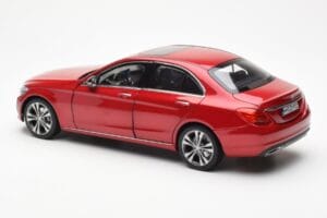 Mercedes C-Class W205 Rot Metallic Asia Exclusive Norev 1:18 183835 Druckguss — Bild 7 von 8