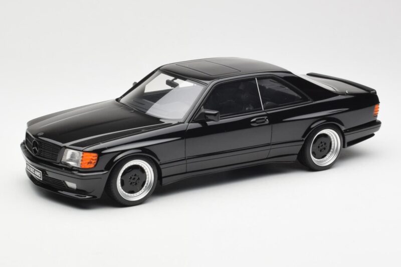 Mercedes 560 SEC C126 AMG Widebody Schwarz Otto 1:18 OT187 Resin