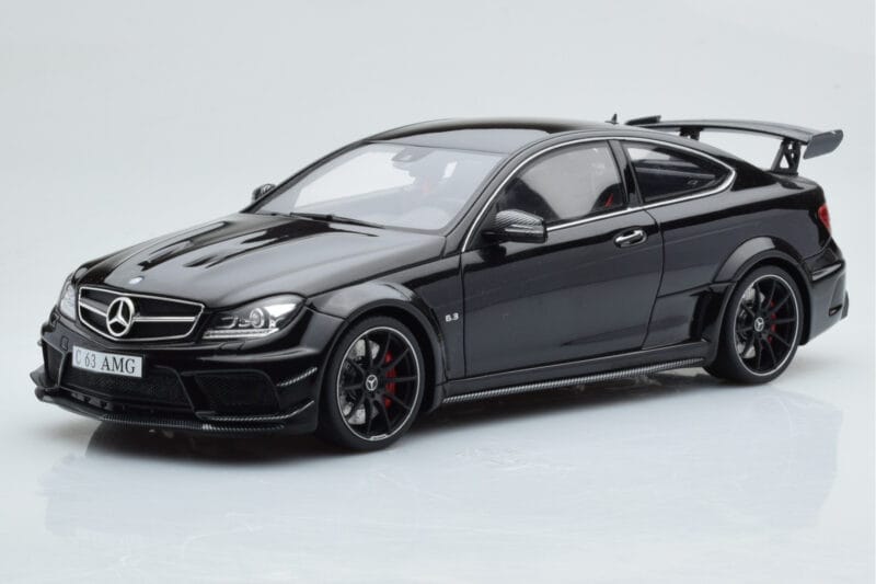 Mercedes C63 AMG W204 Black Series Schwarz GT Spirit 1:18 ZM019 Resin