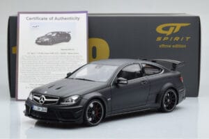 Mercedes C63 AMG W204 Black Series Matt Schwarz GT Spirit 1:18 GT843 Resin — Bild 6 von 6