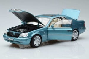 Mercedes CL600 C140 Blau Metallic Norev 1:18 183448 Druckguss — Bild 2 von 7