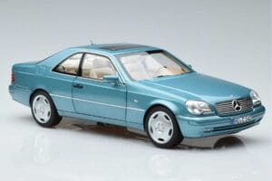 Mercedes CL600 C140 Blau Metallic Norev 1:18 183448 Druckguss — Bild 5 von 7