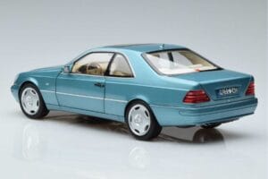 Mercedes CL600 C140 Blau Metallic Norev 1:18 183448 Druckguss — Bild 6 von 7