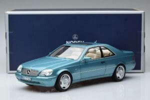 Mercedes CL600 C140 Blau Metallic Norev 1:18 183448 Druckguss — Bild 7 von 7