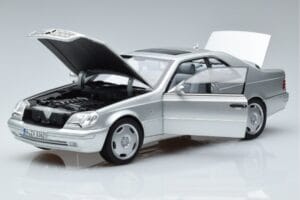 Mercedes CL600 C140 Silber Metallic Norev 1:18 183446 Druckguss — Bild 2 von 7