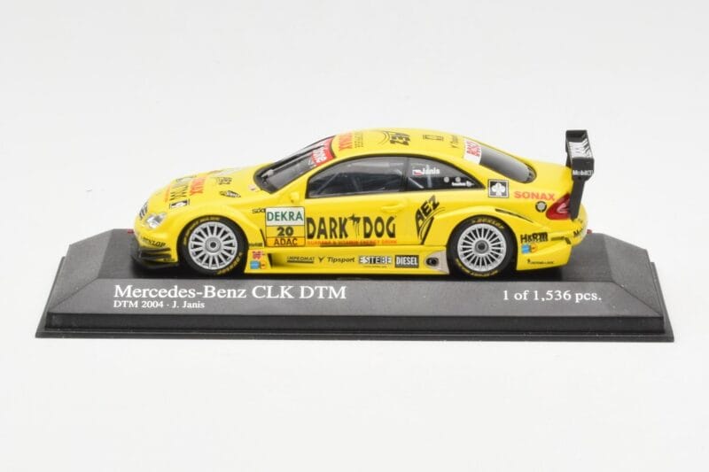 Mercedes CLK #20 Team Rosberg J. Janis DTM 2004 Minichamps 1:43 400043320 Druckguss