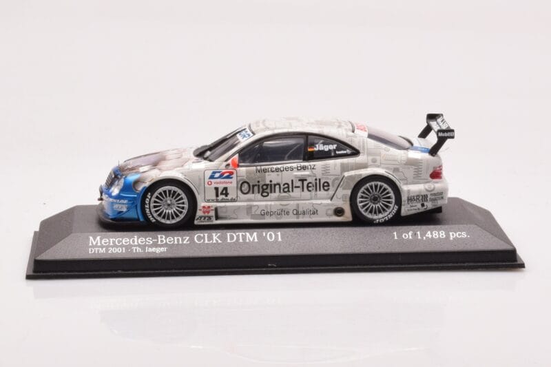 Mercedes CLK DTM Team Persson #14 Jaeger DTM 2001 Minichamps 1:43 400013714 Druckguss