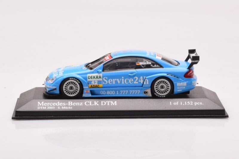 Mercedes CLK DTM Team Service 24h #42 S. Mucke DTM 2003 Minichamps 1:43 400033242 Druckguss