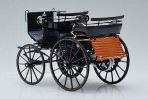 Mercedes Daimler Motorkutsche Dunkelblau Norev 1:18 183700 Druckguss — Bild 5 von 6