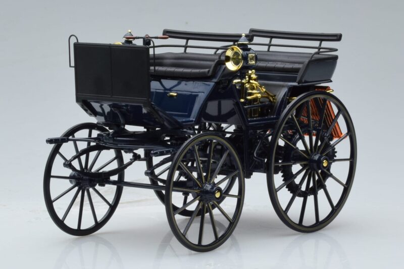 Mercedes Daimler Motorkutsche Dunkelblau Norev 1:18 183700 Druckguss