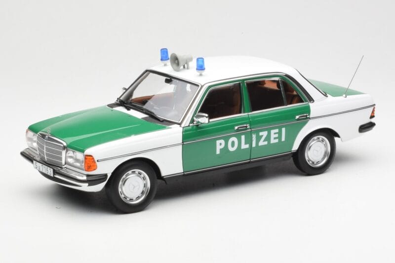 Mercedes E-Class W123 Polizei Norev 1:18 B66040676 Druckguss